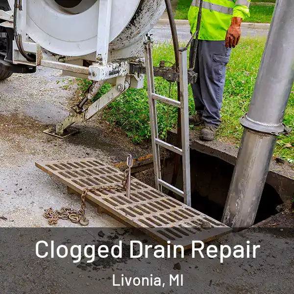  Clogged Drain Repair Livonia, MI