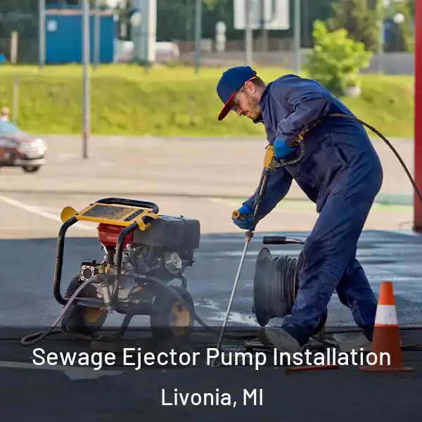  Sewage Ejector Pump Installation Livonia, MI